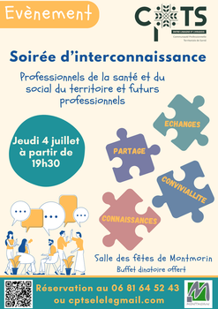 Soirée Interconnaissance des professionnels de la santé du social et médico-social, futurs professionnels