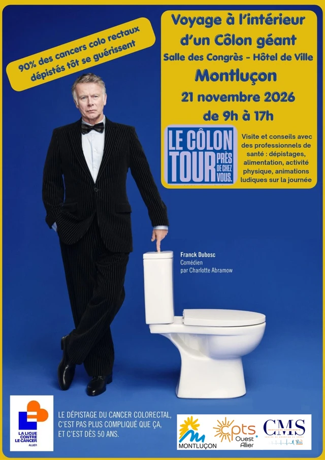 PRÉVENTION | À Montluçon, plongez au cœur du côlon pour mieux comprendre le dépistage !
