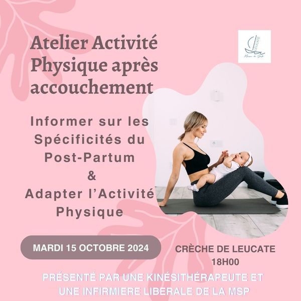 L'activité physique après l'accouchement ! 