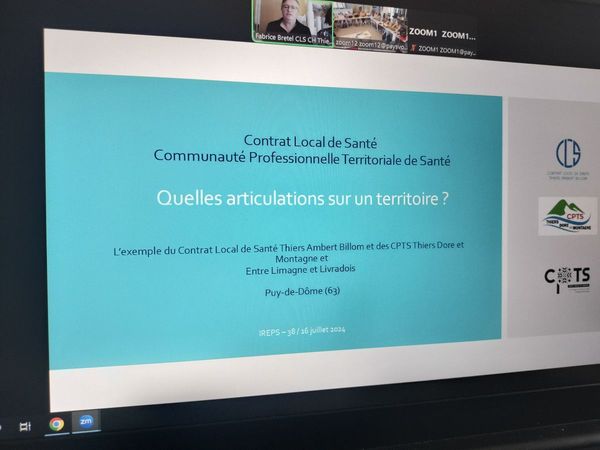 ✨ Présentation de l'articulation entre le CLS Thiers Ambert Billom et la CPTS!
