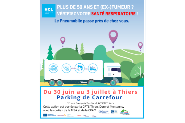 Le Pneumobile arrive à Thiers !