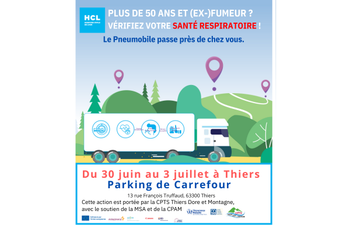 Le Pneumobile arrive à Thiers !