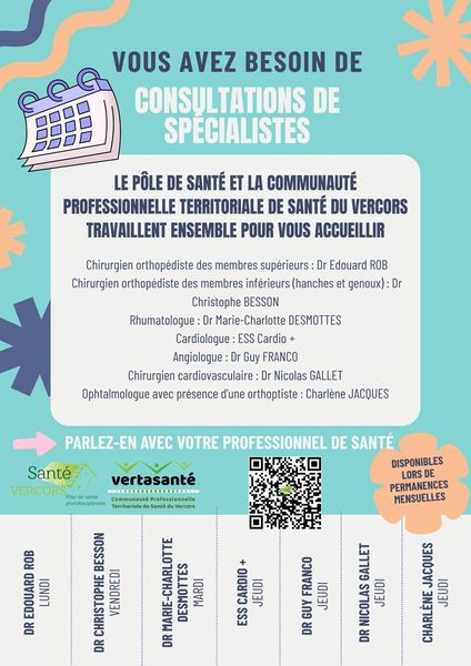 Accueil de spécialistes