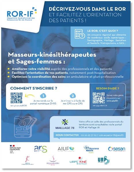 ROR : Inscrivez-vous dans l’annuaire régional public et facilitez l'orientation des patients