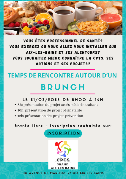 Brunch de portes ouvertes! 