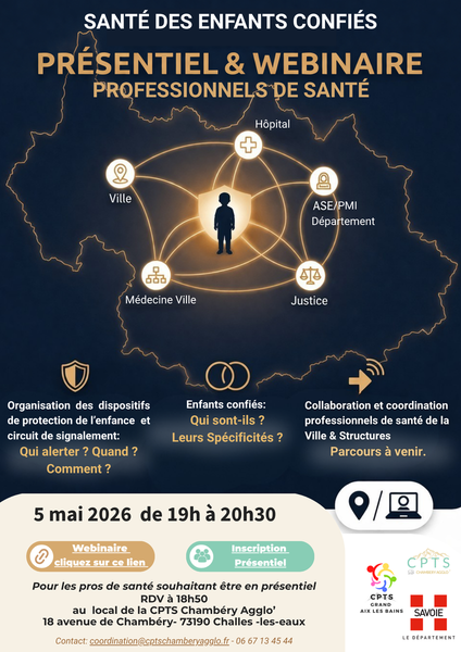 La santé des enfants confiés : soirée d'échanges en présentiel et en visio
