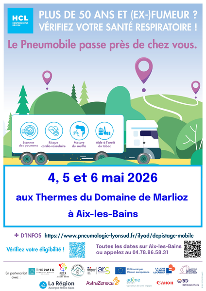 Le Pneumobile s'installe aux Thermes du Domaine de Marlioz