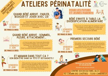 Un nouveau cycle d'ateliers Périnatalité à Chindrieux !
