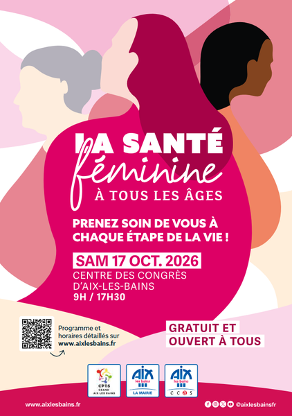 Journée de prévention "La santé féminine à tous les âges" le samedi 17 octobre 2026 !