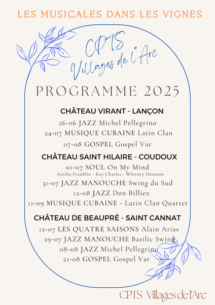 Les Musicales dans les Vignes 2025