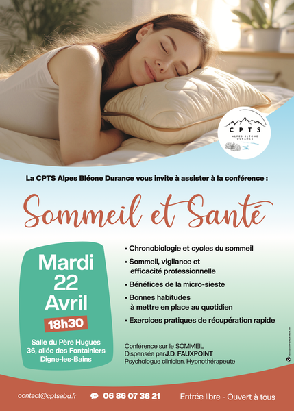 Conférence sur le sommeil