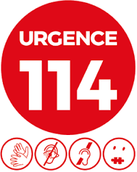 logo numéro urgence sourds et muets 114