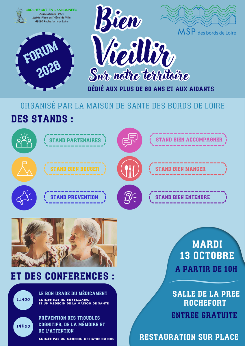 FORUM SUR LE BIEN VIEILLIR - 13 OCTOBRE 2026